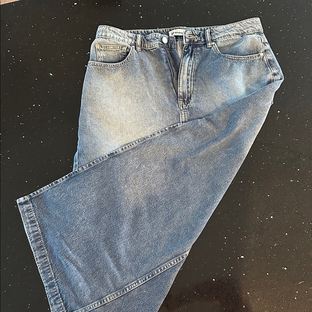 Rebecca Minkoff Blue jeans denim Maxi Skirt 6